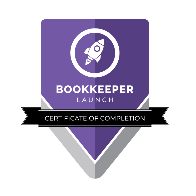 Bookkeepers Launch Certificate